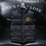 2025冬季新款90%白鸭绒羽绒马甲Y9952P295沙发黑，男装羽绒服，钱塘6011