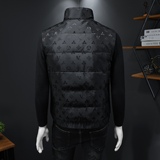 2025冬季新款高品质90%白鸭绒羽绒马甲6011-9958P285假模，男装羽绒服，钱塘6011