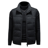 2025冬季新款高品质90%白鸭绒羽绒马甲6011-9956P285镂空，男装羽绒服，钱塘6011