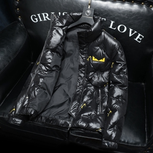 2025冬季新款90%白鸭绒立领亮面羽绒服钱塘6011-6638P330沙发