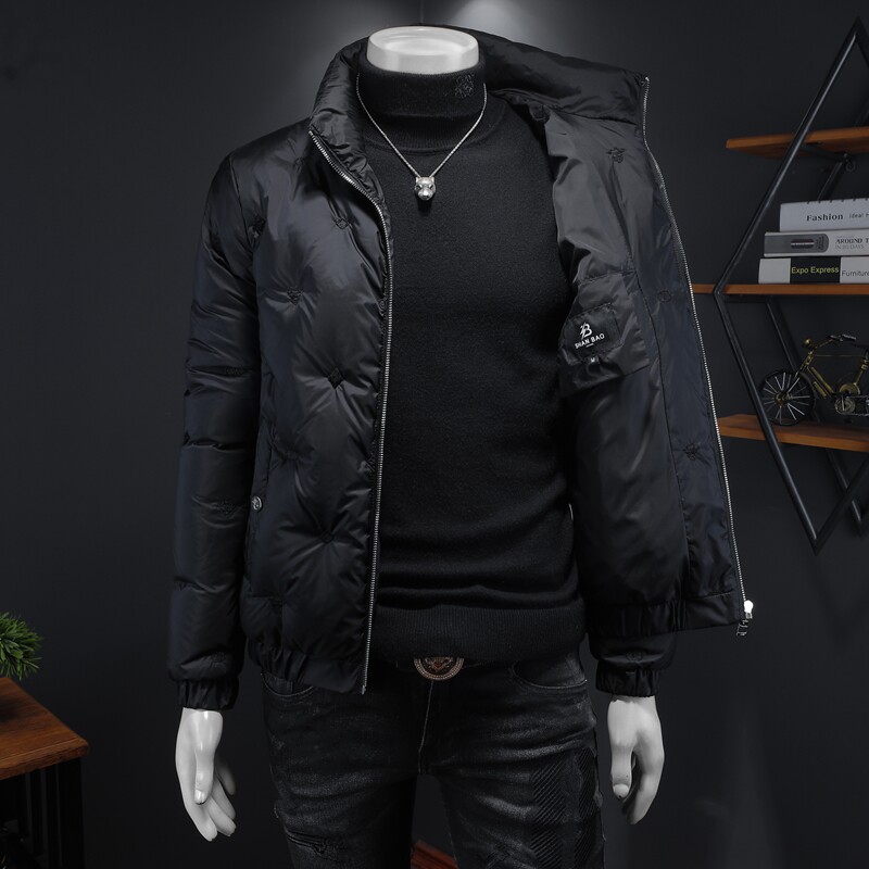 2025冬季新款90%白鸭绒羽绒服钱塘60116633P305假模白色,男装羽绒服,钱塘6011