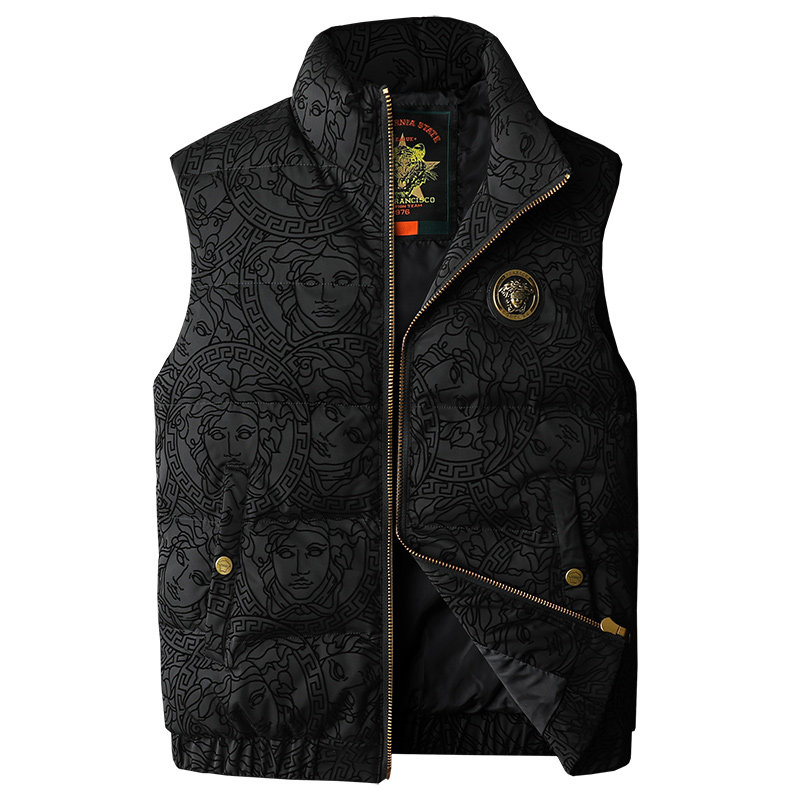 2025冬季新款高品质90%白鸭绒羽绒马甲9905P265平铺,男装羽绒服,钱塘6011