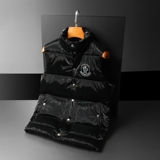 2021冬季新款羽绒马甲钱塘3021-26610P225平铺，男装背心/马甲，钱塘6011