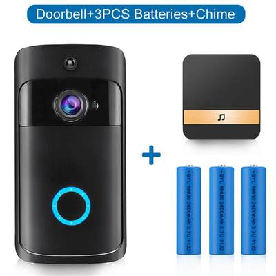 Wsdcam Smart Doorbell Camera Wifi Wireless Call Intercom Vid