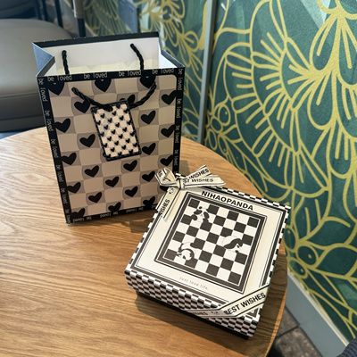 手提袋礼品袋高级感黑色小号生日礼物男生精致包装袋袋子