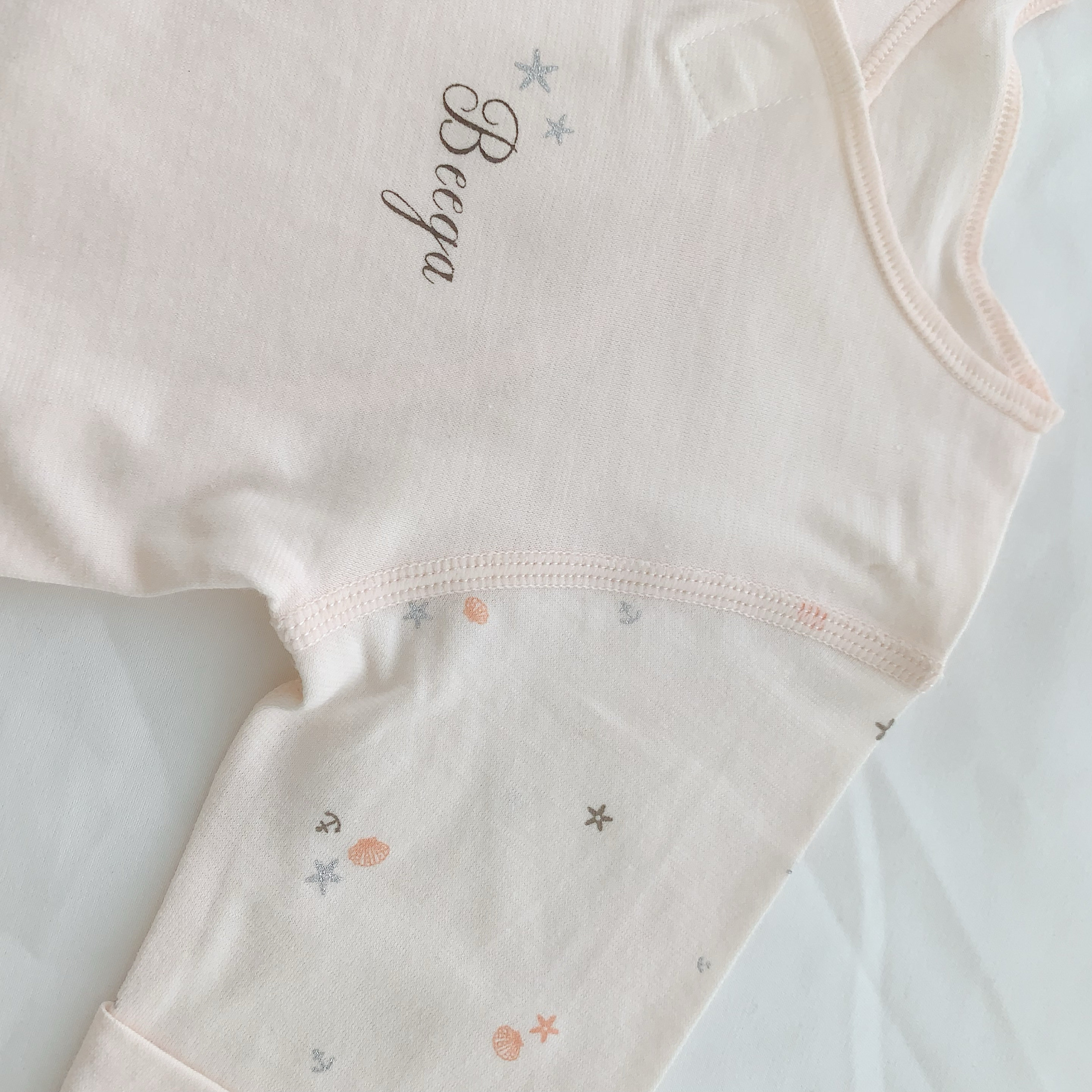 2 PIECES OF 0-3 MONTHS SPRING AND SUMMER NEWBORN BABY HALF-BACK BABY COTTON MONK BABY TOP BONELESS