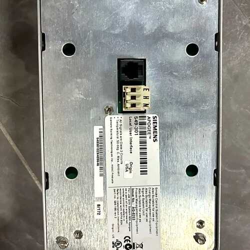 [议价可修]SIMENS APOGEE 5492-301本地用户接