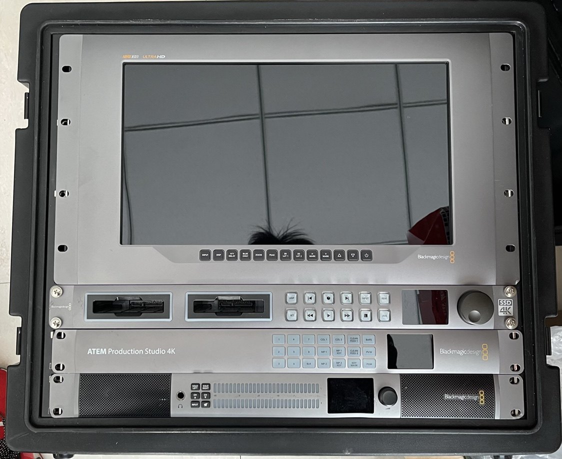 bmd blackmagic ATEM 4k 8路导播台smartview 4k监视器 录机