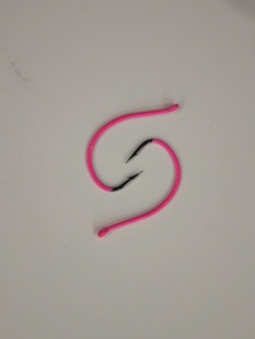 荧光8003倒钓钩夜光管鱼钩有倒刺鱼钩做钓组高碳钢海钓矶钓大物