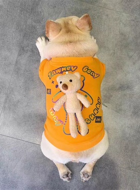 狗狗衣服秋冬款加绒加厚法斗巴哥柯基泰迪小型犬猫咪保暖宠物衣服