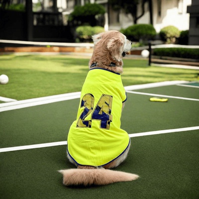 薄款透气夏天网眼狗狗衣服金毛