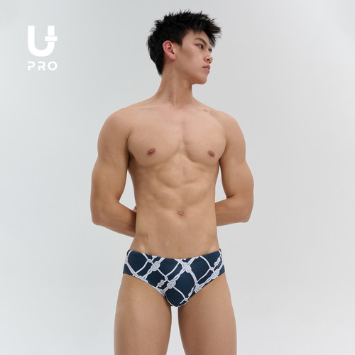 UPRO绳索印花三角泳裤sea-ocean男士泳衣