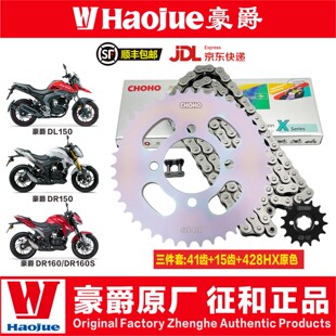 豪爵DL150 DR150 DR160 DR160S大小飞静音牙盘链轮征和油封链条