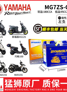 雅马哈NVX155 125 AEROX NMAX155 XMAX300 MT03 R3 XMAX400电瓶