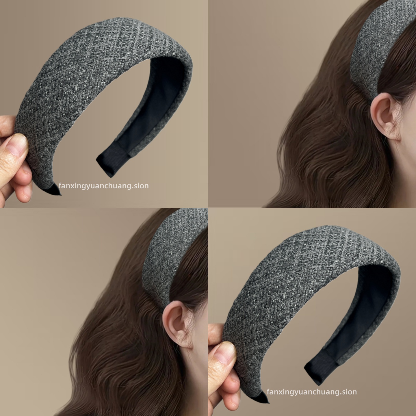 【林间漫步】韩系复古编织宽发箍高级感头箍百搭高颅顶旅行发卡