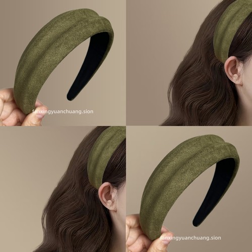 新款麂皮绒凹凸发箍女2025