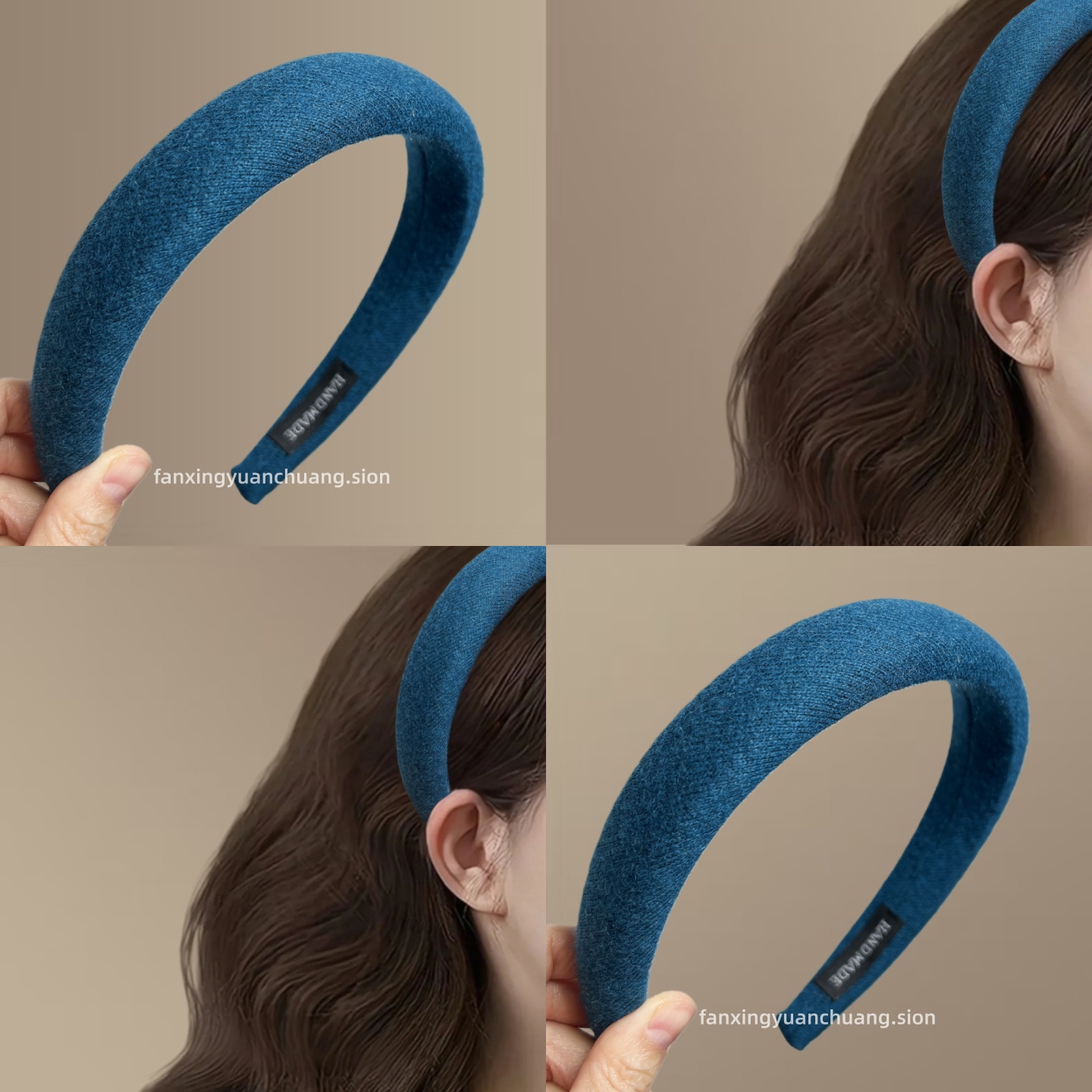 韩版网红复古百搭针织发箍