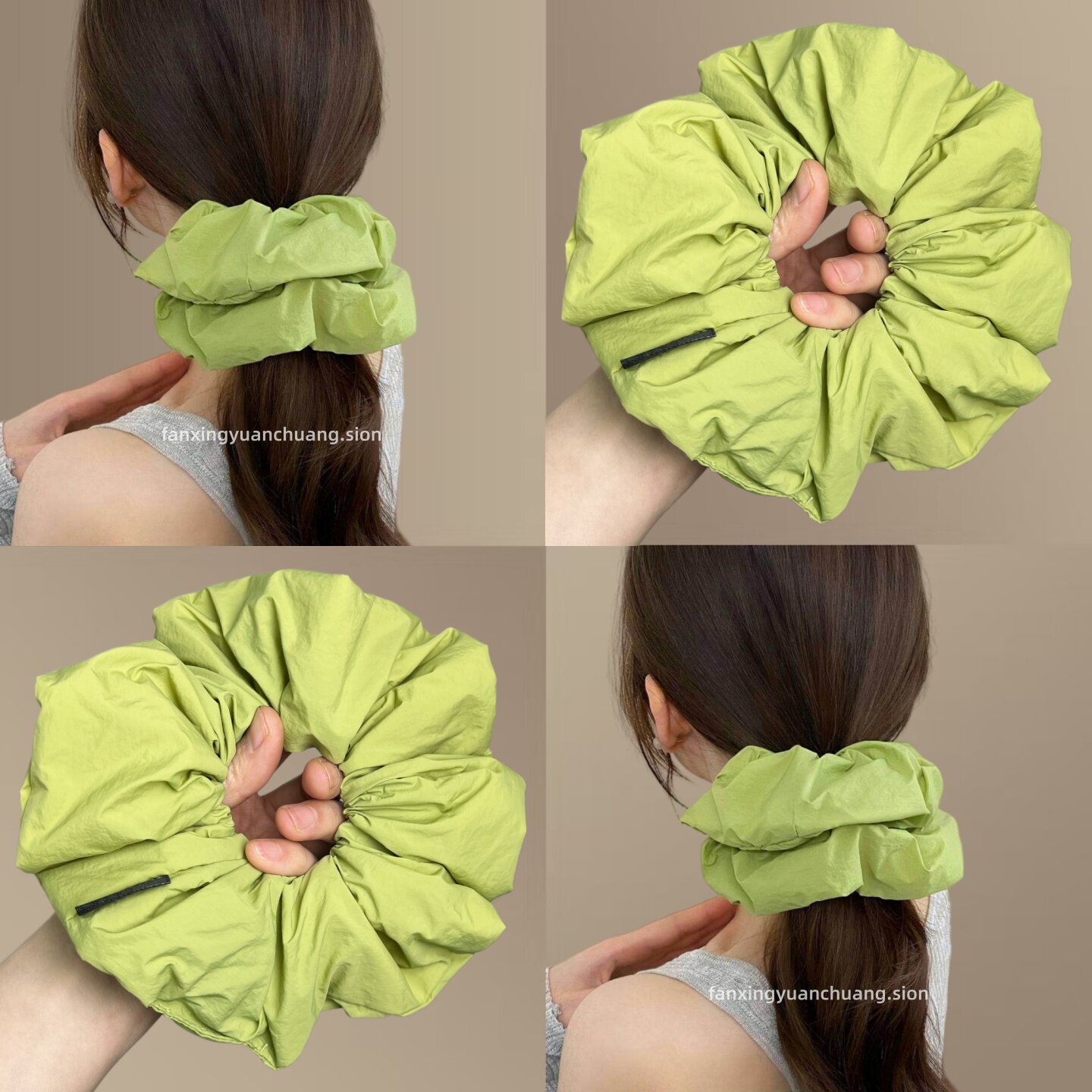 【巴黎左岸】轻盈泡芙云朵大肠发圈氛围感头绳气质发绳旅行发卡