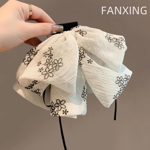 法式复古小清新碎花后脑勺抓夹