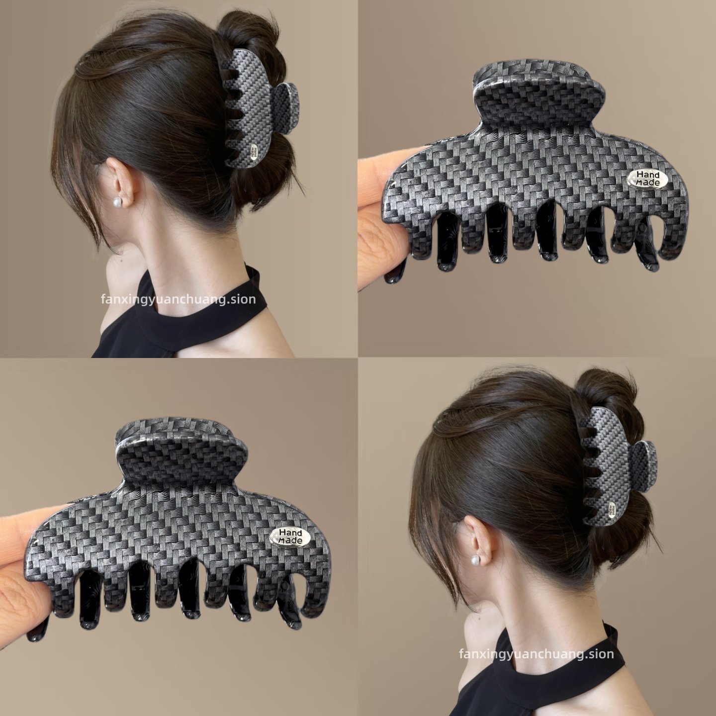 【槐夏风清】碳纤维银灰抓夹高级感发夹小众气质鲨鱼夹旅行发卡,户外/登山/野营/旅行用品,旅行发卡,淘宝优惠券,粉丝福利购,淘宝优惠卷