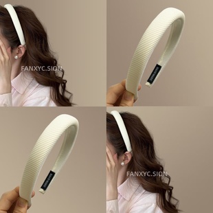 【水亭风弦】糖果色百搭发箍甜美布艺海绵头箍森系时尚旅行发卡