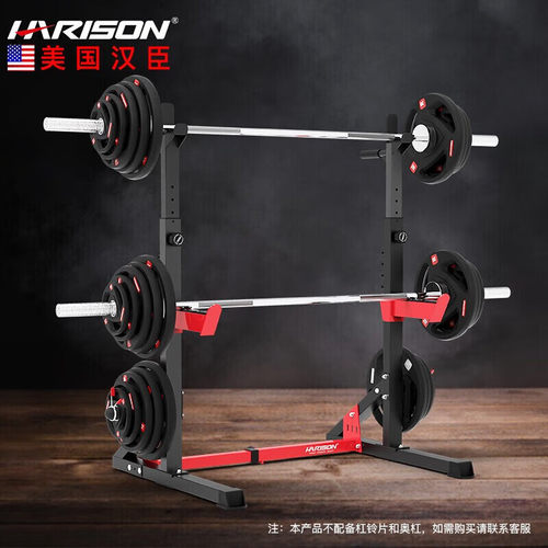 HARISON举重床卧推架龙门深蹲架杠铃架家用综合训练器械 HR-30812