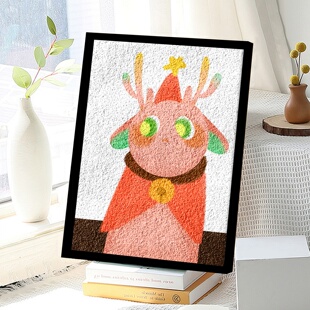 幻想生物脑洞想法森野星漫DIY手工纸浆画材料包送朋友减压礼物