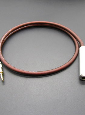 发烧级3.5单声道转6.35母单声道话筒线 so音频转接线麦克风音频线