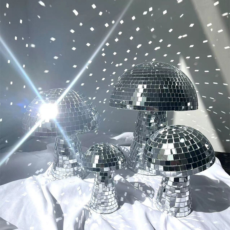 独立站新品 蘑菇迪斯科球艺术家居摆件装饰Mushroom Disco Ball