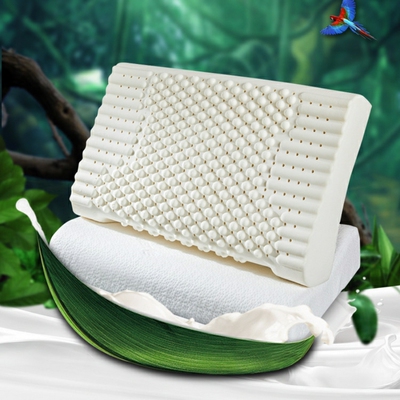泰国护颈椎弹力学生宿舍乳胶枕头