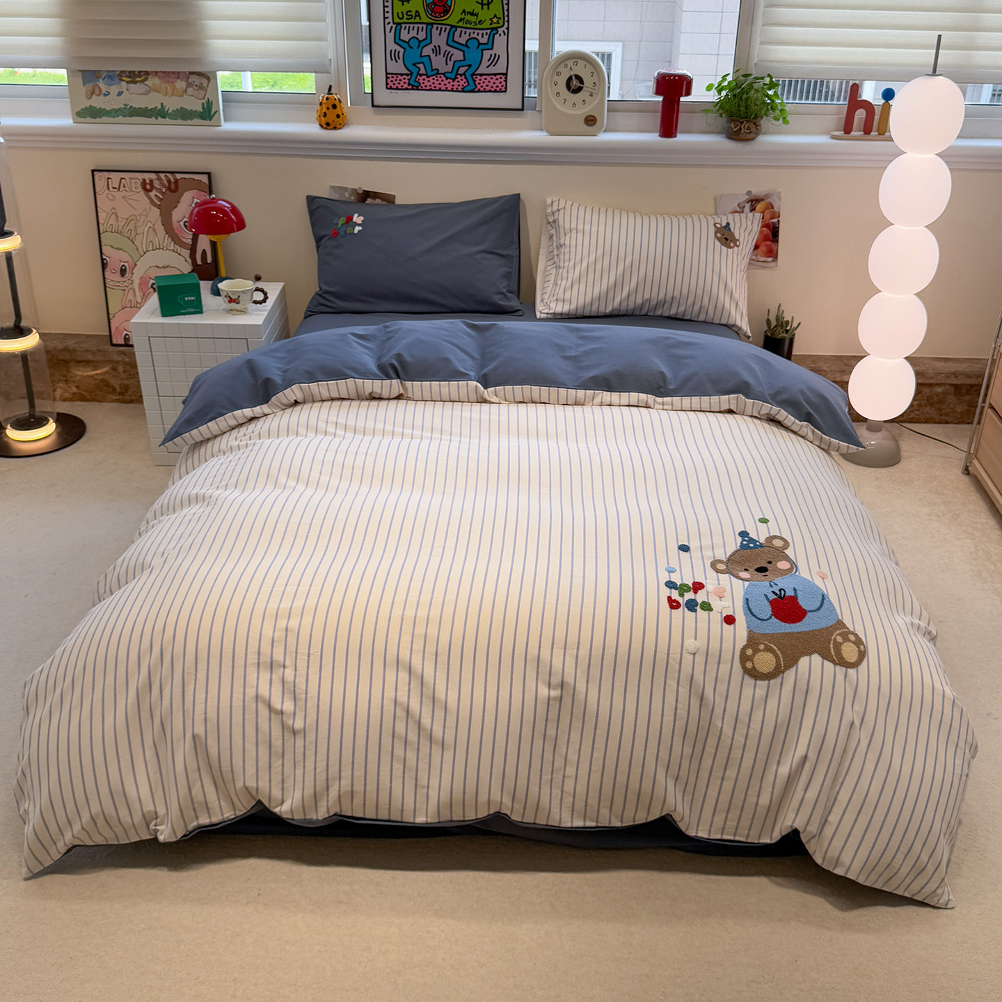 高档全棉加厚磨毛四件套