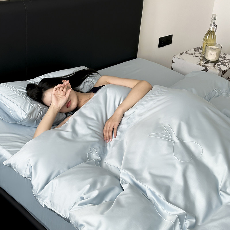 轻奢100S高档长绒棉全棉床单被套