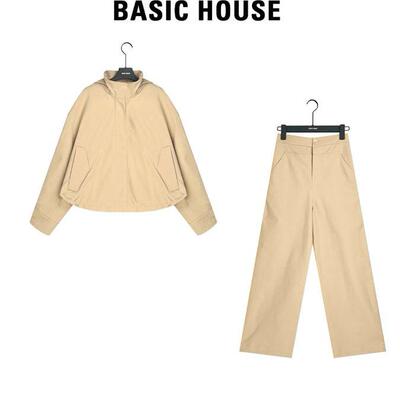 百搭长袖休闲工装气质BasicHouse