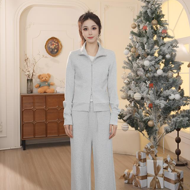 Basic House/百家好26初春新款时尚气质休闲百搭两件套女DCQ06