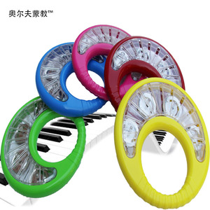 幼儿园晨操器械体操圈塑料有声体操环塑料舞蹈手环儿童哑铃手摇铃