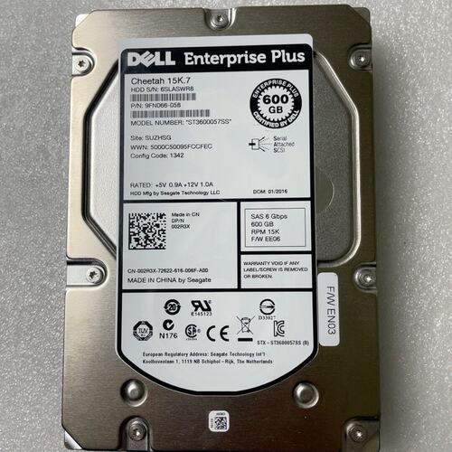 议价DELL 600G 15K SAS 00VX8J 002R3可维修