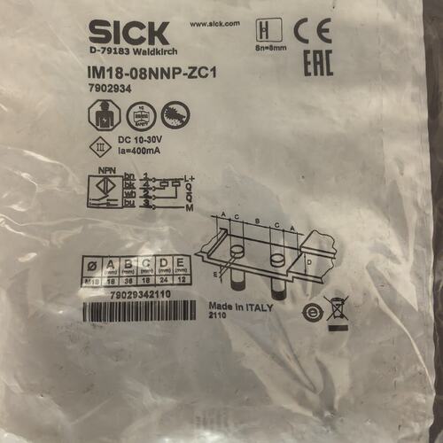 议价sick西克 接近开关IM18-08NNP-ZC1 7902可维修