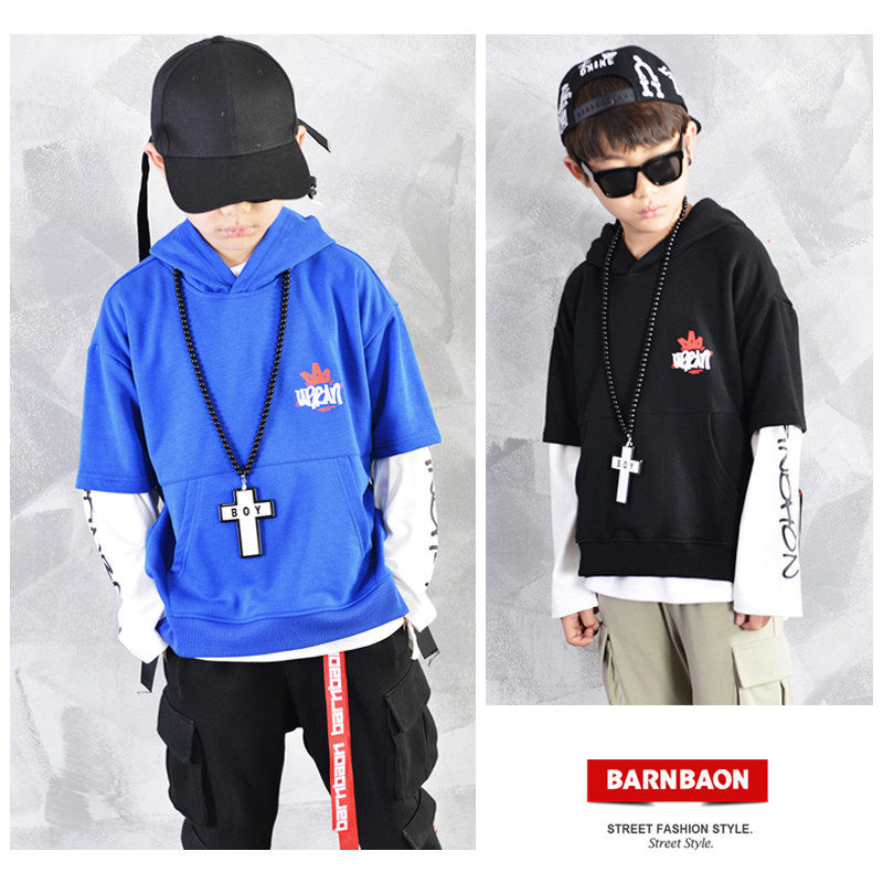 嘻哈兒童衛衣男童短袖連帽上衣2020新款韓版潮款童裝洋氣5歲6歲在類目 童裝/嬰兒裝/親子裝, 衛衣/絨衫中 - 來自Buy2taobao.com提供專業的淘寶代購服務