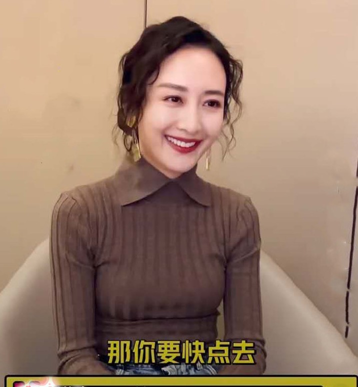 流金岁月倪妮王鸥同款衣服卡其色针织衫女春款小翻领羊毛衫薄毛衣
