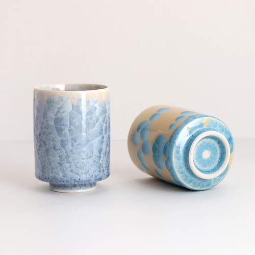 清水烧复古汤吞茶杯瓷日式手作