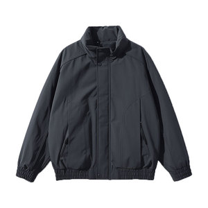 F218-P138 控188 社会小伙立领棉衣外套潮流修身棉服男 黑1图片