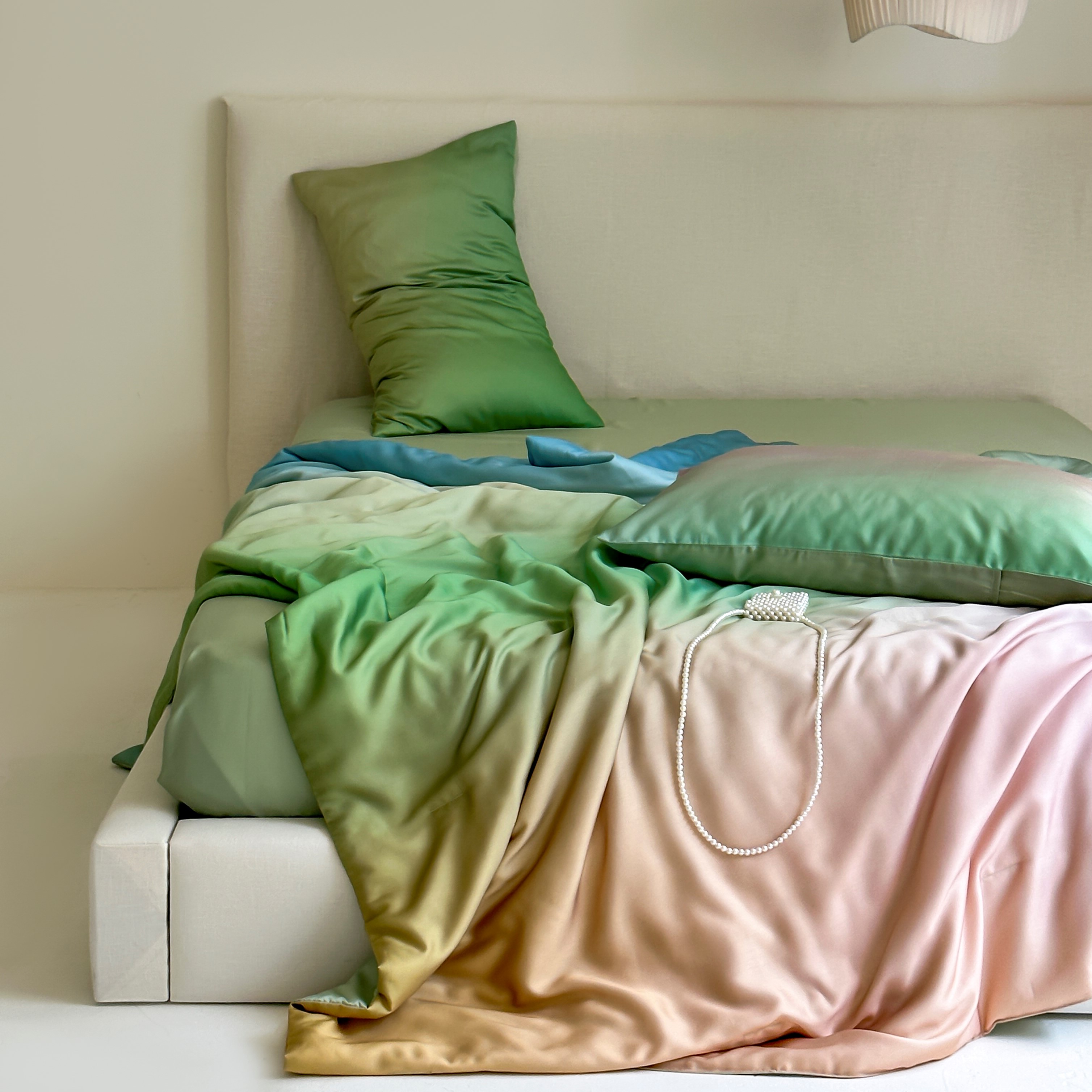 流光和弦︱高级渐变夏季裸睡天丝夏被四件套凉感丝滑空调被子床品