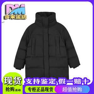 Skechers斯凯奇新款女子时尚潮流风梭织保暖中款羽绒外套L423W009