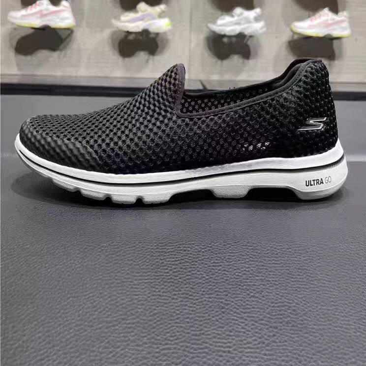 Skechers斯凯奇秋男女款减震透气运动鞋缓震轻便懒人鞋健步894132