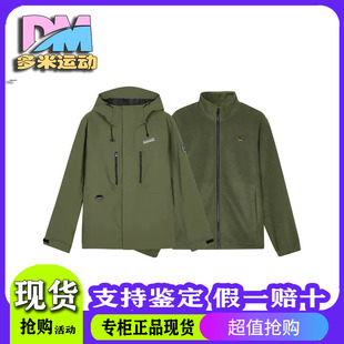 Skechers斯凯奇男士 梭织连帽外套L324M148 冬摇粒绒保暖针织外套