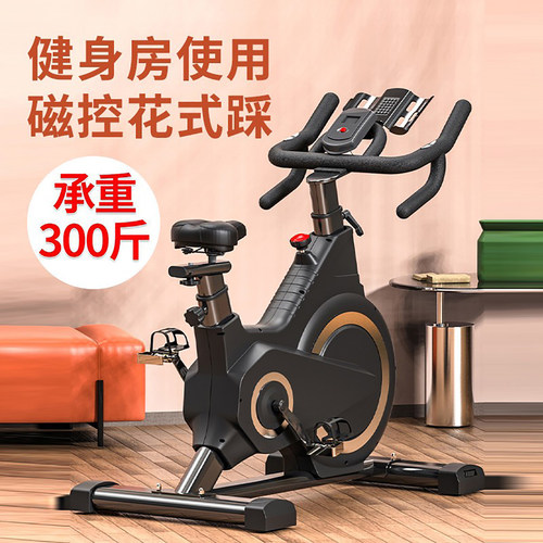 动感单车家用减肥器静音磁控健身车室内自行车脚踏车可折叠登山机