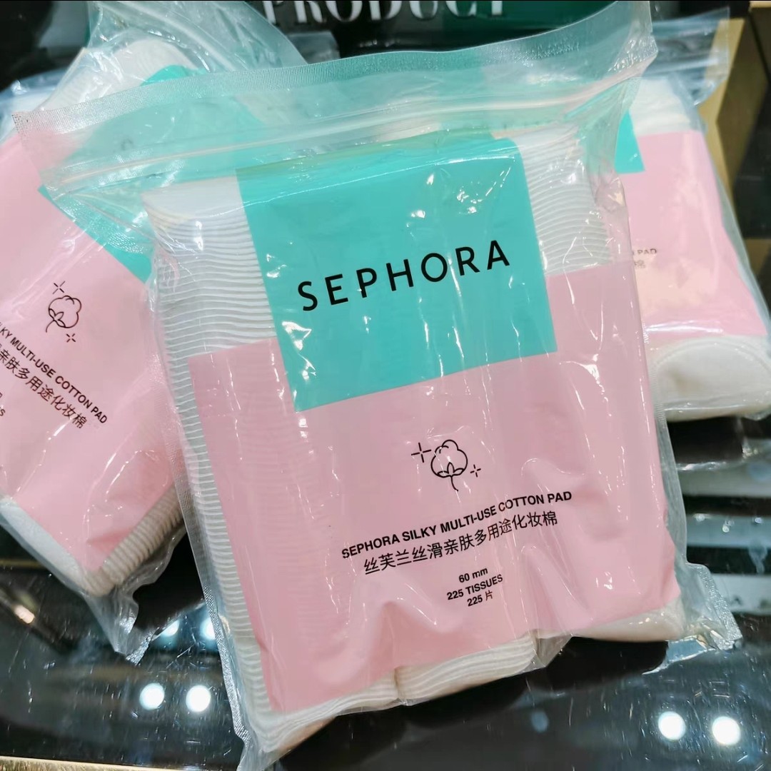 丝芙兰丝滑亲肤多用途化妆棉 柔软亲肤卸妆护肤擦脸多场景可用