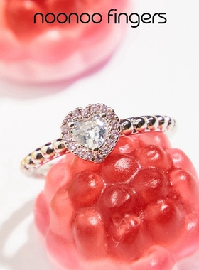 noonoofingers韩系水晶爱心戒指