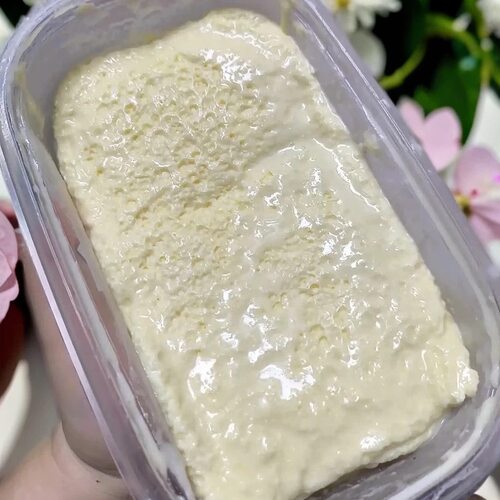 奶牧醇鲜奶皮子盒装带汤奶皮子湿奶皮内蒙古草原传统特产冷冻