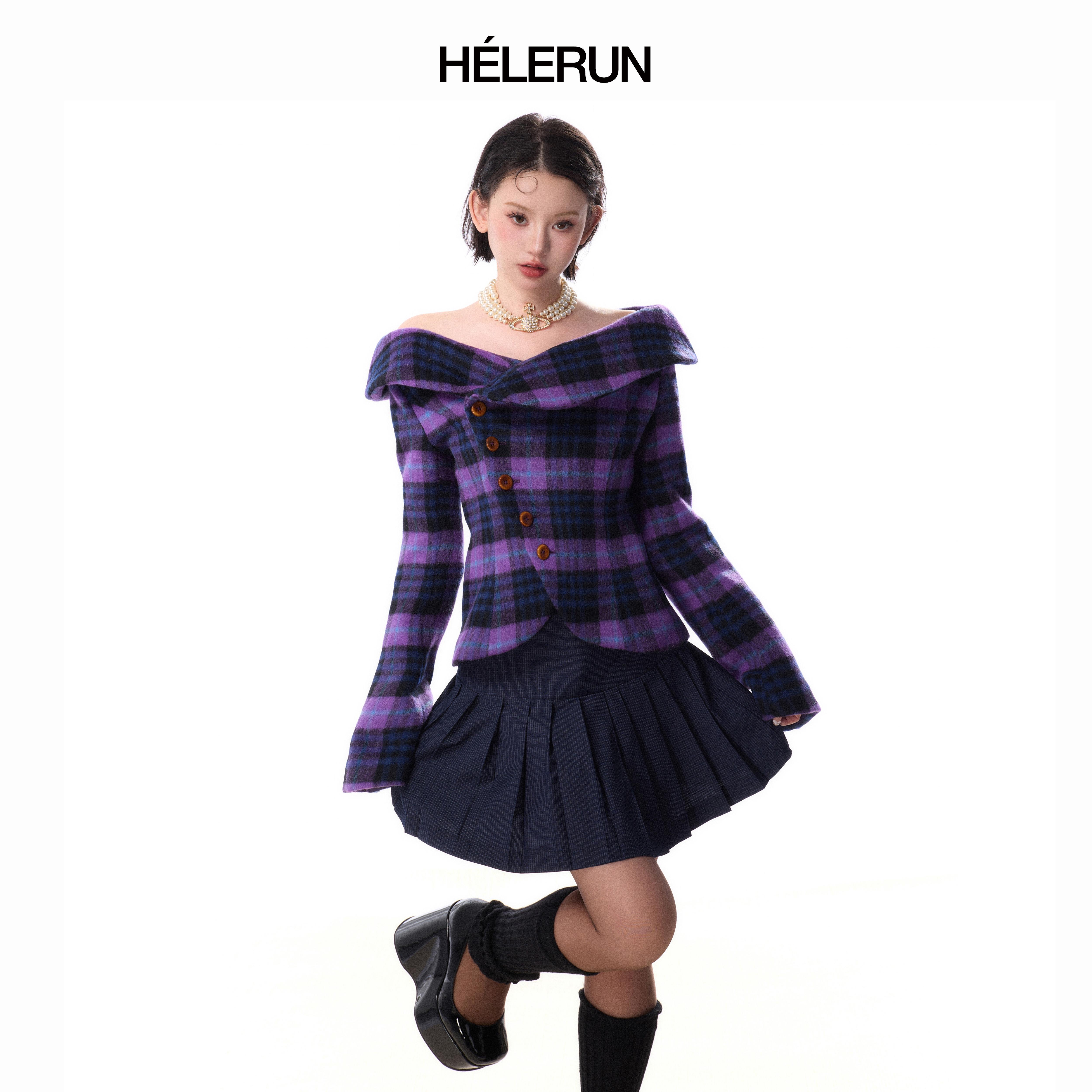 2024春秋新款小个子毛呢外套